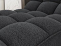 Sezlong living ELTAP, LOR-05ROY, Loren, 170x85x85 cm, poliester, gri inchis