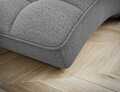 Sezlong living ELTAP, LOR-04ROY, Loren, 170x85x85 cm, poliester, gri deschis