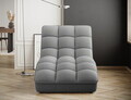 Sezlong living ELTAP, LOR-04ROY, Loren, 170x85x85 cm, poliester, gri deschis