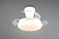 Plafoniera cu ventilator Boras, RL, 32x30 cm, 22W, 1x SMD, plastic, alb mat