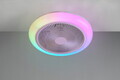 Plafoniera cu ventilator Holmsund, RL, 46x14 cm, 20W/6W, 1x SMD/1x LED, plastic, alb