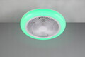 Plafoniera cu ventilator Holmsund, RL, 46x14 cm, 20W/6W, 1x SMD/1x LED, plastic, alb