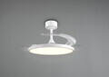 Plafoniera cu ventilator Kasfjord, RL, 106x35 cm, 30W, 1x SMD, metal, alb mat