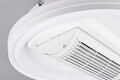Plafoniera cu ventilator Kurula, RL, 48x11 cm, 37W, 1x SMD, plastic, alb