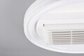 Plafoniera cu ventilator Kurula, RL, 48x11 cm, 37W, 1x SMD, plastic, alb