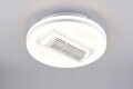 Plafoniera cu ventilator Kurula, RL, 48x11 cm, 37W, 1x SMD, plastic, alb