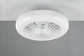 Plafoniera cu ventilator Mora, RL, 45x14 cm, 13W, 1x SMD, plastic, alb