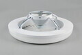 Plafoniera cu ventilator Mora, RL, 45x14 cm, 13W, 1x SMD, plastic, alb