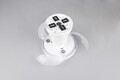 Plafoniera cu ventilator Moss, RL, 22x18 cm, 13W, 1x SMD, metal/plastic, alb
