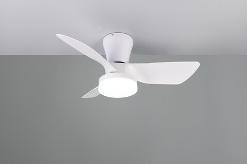 Plafoniera cu ventilator Randers, RL, 76x26 cm, 20W, 1x SMD, plastic/metal, alb mat
