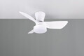 Plafoniera cu ventilator Randers, RL, 76x26 cm, 20W, 1x SMD, plastic/metal, alb mat