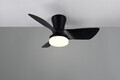 Plafoniera cu ventilator Randers, RL, 76x26 cm, 20W, 1x SMD, plastic/metal, negru mat