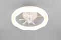 Plafoniera cu ventilator Skaulo, RL, 50x14 cm, 35W, 1x SMD, plastic, alb mat