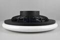 Plafoniera cu ventilator Stralsund, RL, 49x15 cm, 30W, 1x SMD LED, plastic, alb/negru mat
