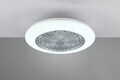 Plafoniera cu ventilator Stralsund, RL, 49x15 cm, 30W, 1x SMD, plastic, alb/titaniu