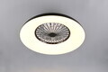 Plafoniera cu ventilator Svaerholt, RL, 60x19.5 cm, 34W/4W, 1x SMD/1x LED, plastic, alb/negru