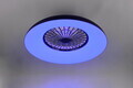 Plafoniera cu ventilator Svaerholt, RL, 60x19.5 cm, 34W/4W, 1x SMD/1x LED, plastic, alb/negru