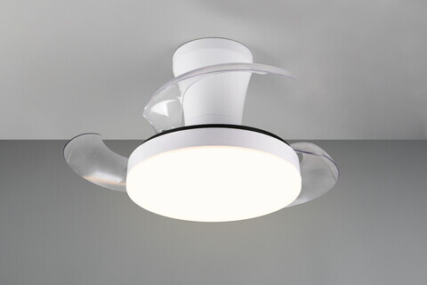 Plafoniera cu ventilator Tampere, RL, 30x22 cm, 24W, 1x SMD, metal/plastic, alb