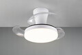 Plafoniera cu ventilator Tampere, RL, 30x22 cm, 24W, 1x SMD, metal/plastic, alb