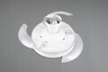 Plafoniera cu ventilator Vansbro, RL, 45x26.5 cm, 32W, 1x SMD, plastic/metal, alb