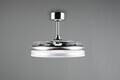 Plafoniera cu ventilator Volda, RL, 38x30.5 cm, 30W, 1x SMD, plastic/metal, nichel mat/alb