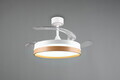 Plafoniera cu ventilator Volda, RL, 38x30.5 cm, 30W, 1x SMD, plastic/metal, alb/natur