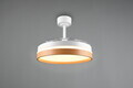 Plafoniera cu ventilator Volda, RL, 38x30.5 cm, 30W, 1x SMD, plastic/metal, alb/natur