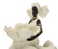 Statueta / figurina decorativa, Mauro Ferretti, African Woman on Elephant, 29x13x29 cm, polirasina, nisip
