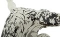 Statueta / figurina decorativa, Mauro Ferretti, Gymnast Sculpture, 50x16x34 cm, polirasina, alb/negru