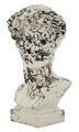 Statueta / figurina decorativa, Mauro Ferretti, Head-Shaped, 18x16x30 cm, polirasina, alb/negru