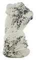Statueta / figurina decorativa, Mauro Ferretti, Bust, 17x14x28 cm, polirasina, alb/negru