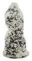 Statueta / figurina decorativa, Mauro Ferretti, Bust, 17x14x28 cm, polirasina, alb/negru