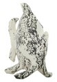 Statueta / figurina decorativa, Mauro Ferretti, Fish-Shaped, 37x19x34 cm, polirasina, alb/negru