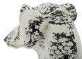 Statueta / figurina decorativa, Mauro Ferretti, Dog Shaped, 42.5x25.5x78 cm, polirasina, alb/negru