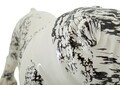 Statueta / figurina decorativa, Mauro Ferretti, Bulldog Dog, 38x18.5x21 cm, polirasina, alb/negru