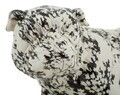Statueta / figurina decorativa, Mauro Ferretti, Bulldog Dog, 38x18.5x21 cm, polirasina, alb/negru