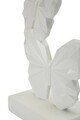 Statueta / figurina decorativa, Mauro Ferretti, Butterfly, 12x6x26 cm, polirasina, alb