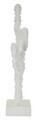 Statueta / figurina decorativa, Mauro Ferretti, Butterfly, 12x6x26 cm, polirasina, alb