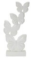 Statueta / figurina decorativa, Mauro Ferretti, Butterfly, 12x6x26 cm, polirasina, alb