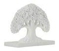 Opritor de carti 2 piese, Mauro Ferretti, Tree-Shaped, 23.5x8x18 cm, polirasina, alb