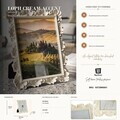 Rama foto, Mauro Ferretti, Shabby Chic Floral, 20x25 cm, polirasina, crem