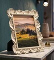 Rama foto, Mauro Ferretti, Shabby Chic Floral, 15x20 cm, polirasina, crem