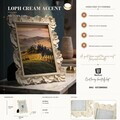 Rama foto, Mauro Ferretti, Shabby Chic Floral, 15x20 cm, polirasina, crem