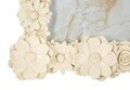 Rama foto, Mauro Ferretti, Embossed Flowers, 20x25 cm, polirasina, crem