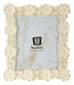 Rama foto, Mauro Ferretti, Embossed Flowers, 20x25 cm, polirasina, crem