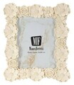 Rama foto, Mauro Ferretti, Embossed Flowers, 15x20 cm, polirasina, crem