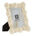 Rama foto, Mauro Ferretti, Embossed Flowers, 15x20 cm, polirasina, crem