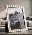 Rama foto, Mauro Ferretti, Vintage, 20x25 cm, polirasina, argintiu