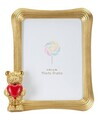 Rama foto, Mauro Ferretti, Teddy Bear, 15x20 cm, polirasina, auriu