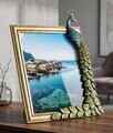 Rama foto, Mauro Ferretti, Eclectic-Style Peacock, 20x25 cm, polirasina, multicolor